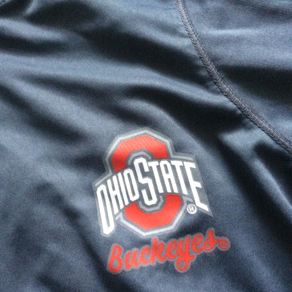 NWT Scarlet & Gray Buckeyes 1/4 Zip Pullover - Picture 2 of 6